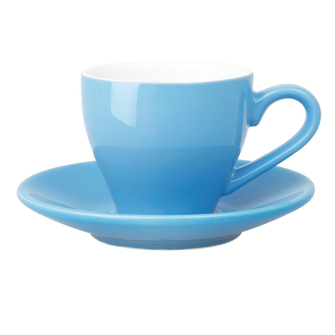 Olympia Cafe Espresso Saucer Blue (Box 12) - HC406