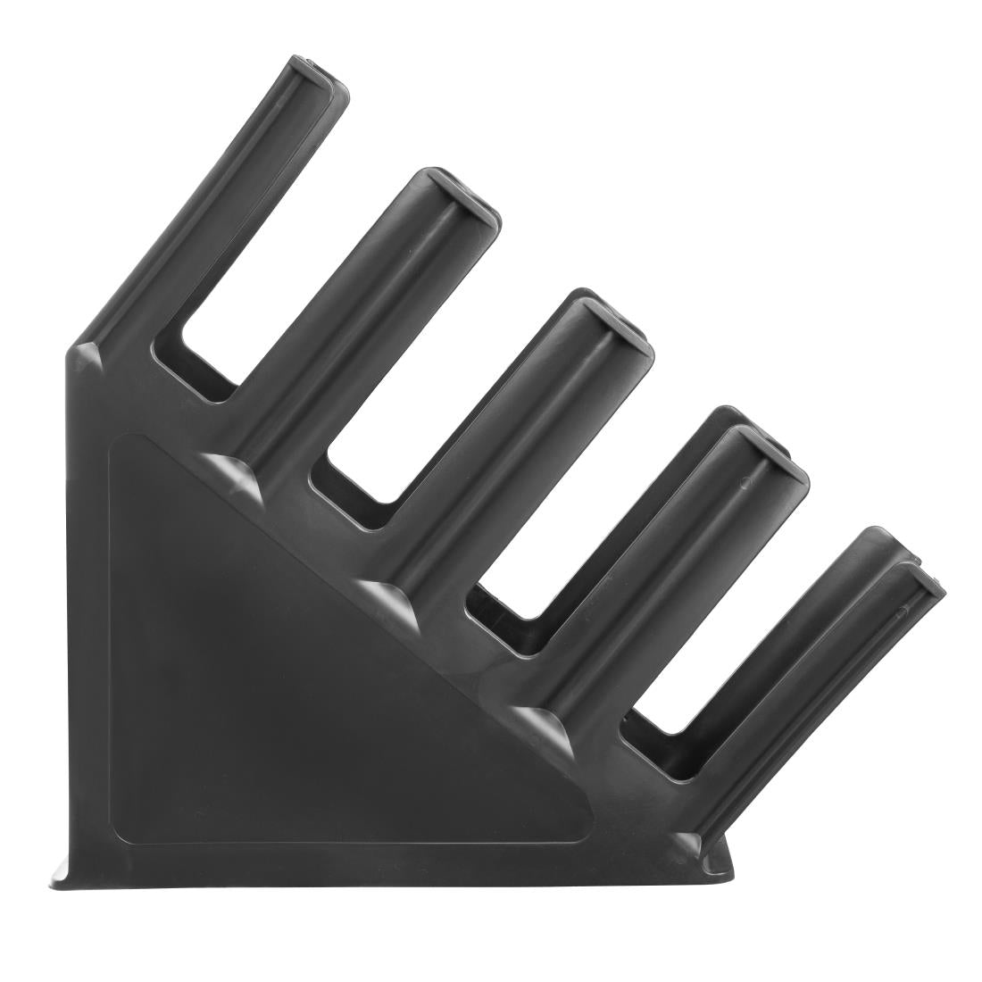 Olympia Kristallon Cup Holder 4-Slots Polypropylene Black - HC437