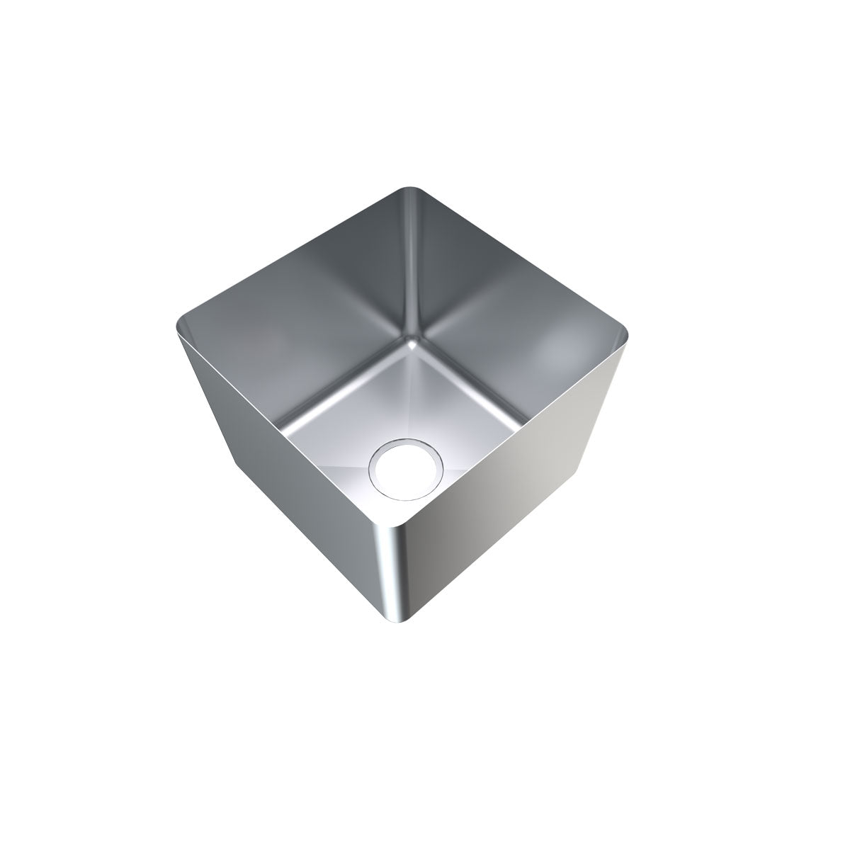 3Monkeez 1.2mm Hand Fabricated Economy Sink Bowl, 400x400x250 - HFS11