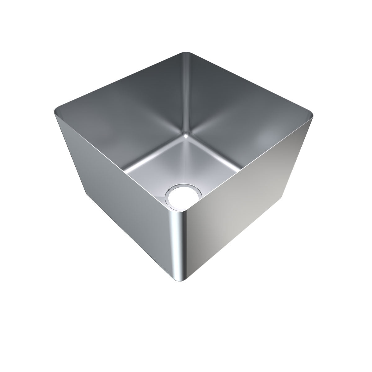 3Monkeez 1.2mm Hand Fabricated Economy Sink Bowl, 450x450x250 - HFS17