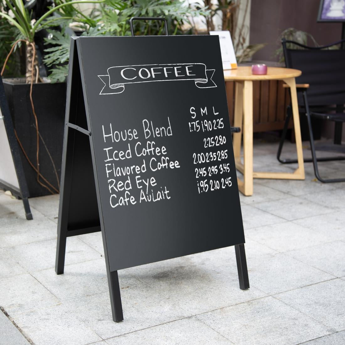 Olympia Metal Framed Pavement Board with Carry Handle 500x850mm - HS805