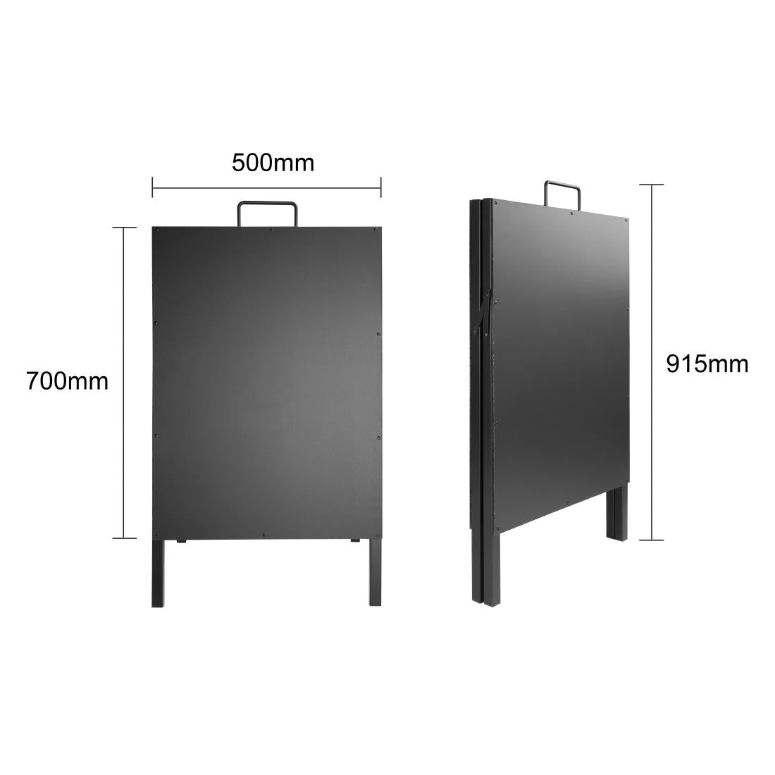 Olympia Metal Framed Pavement Board with Carry Handle 500x850mm - HS805