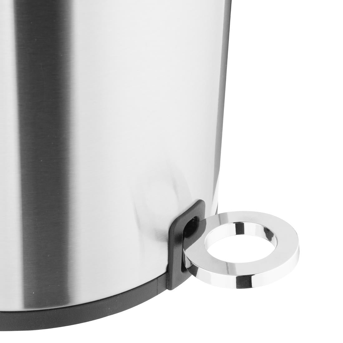 Jantex Round Brushed Steel Pedal Bin 6Ltr - HT479
