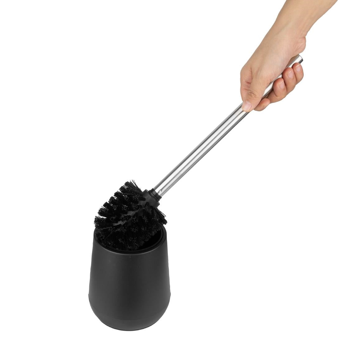 Jantex Toilet Brush and Holder Black - HT481