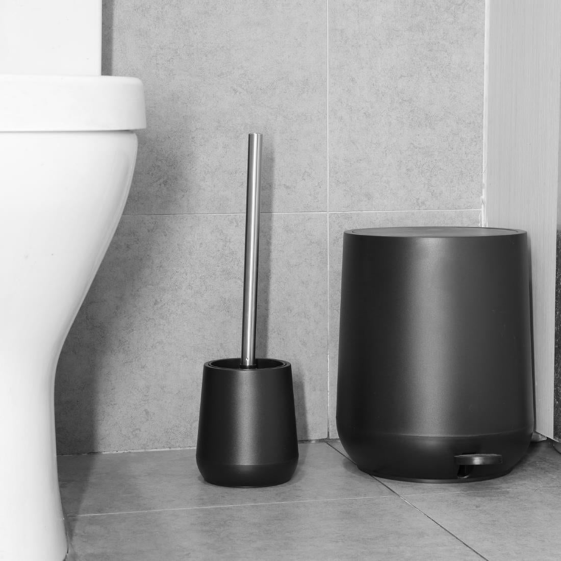 Jantex Toilet Brush and Holder Black - HT481