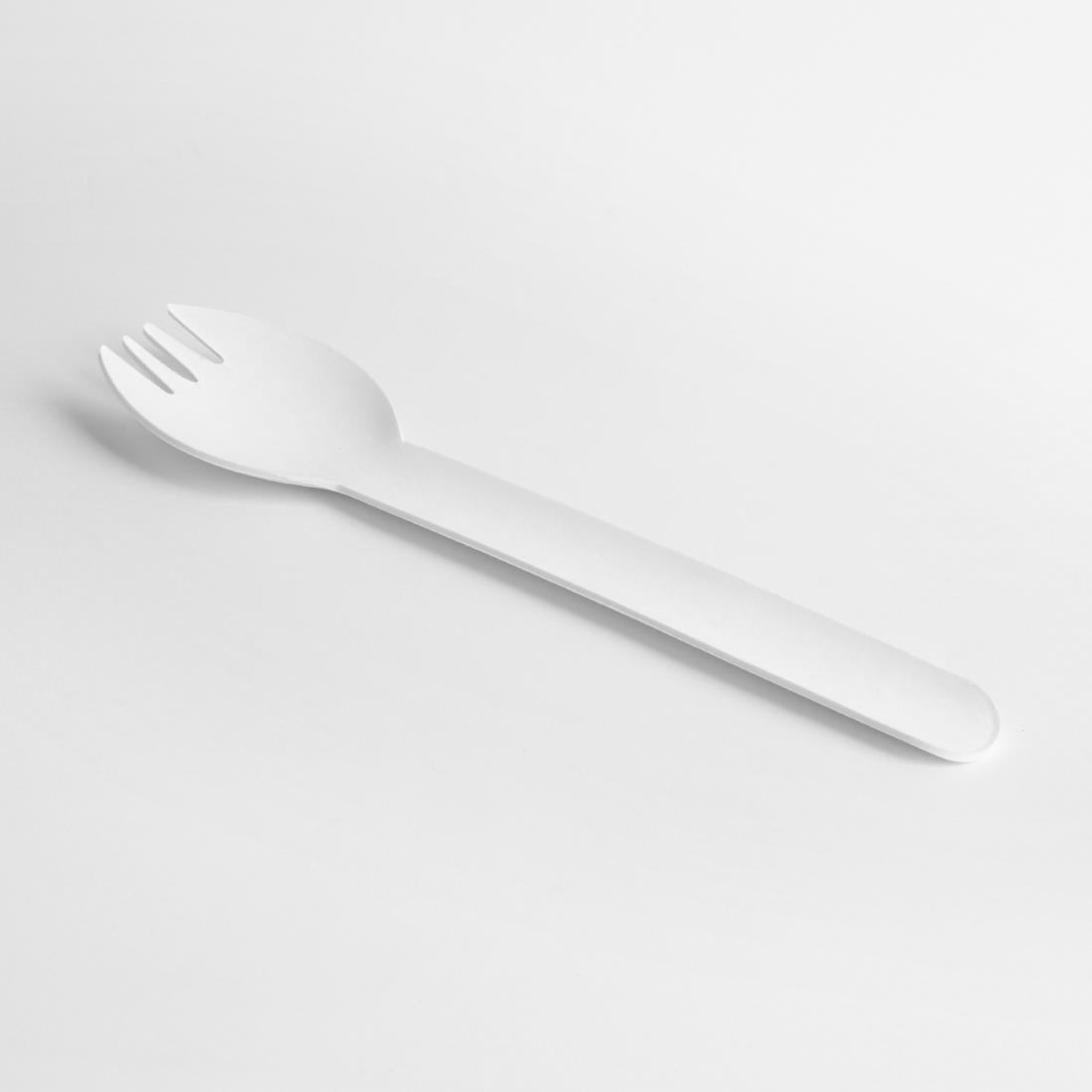 Fiesta Compostable Paper Sporks 160mm (100 Pack) - HT488