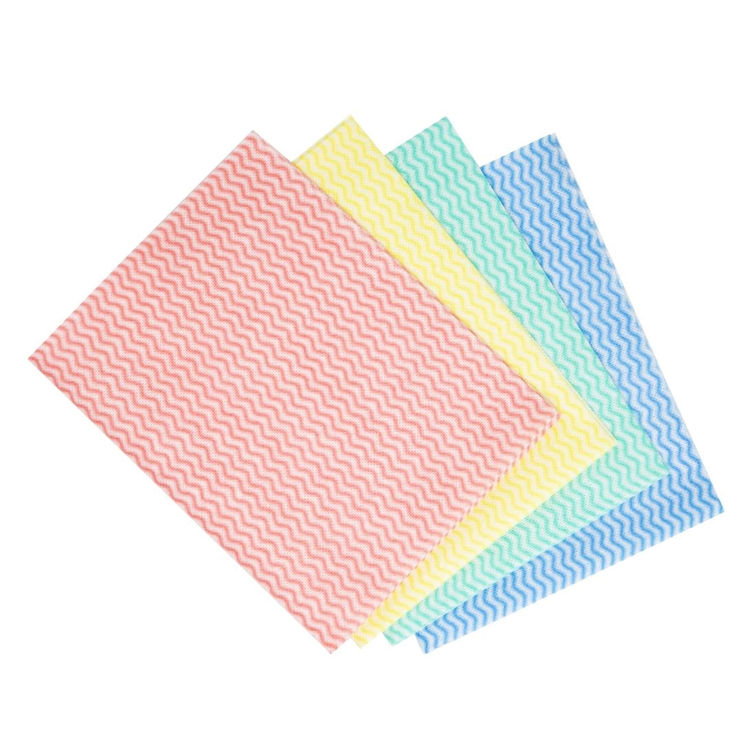 Jantex Heavy Duty Non-Woven Cloths Yellow (25 Pack) - HT490