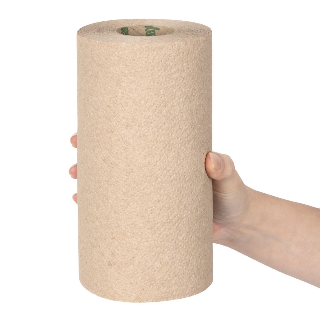 Jantex Green 100% Recycled Kitchen Roll 75 Sheets (24 Pack) - HX937