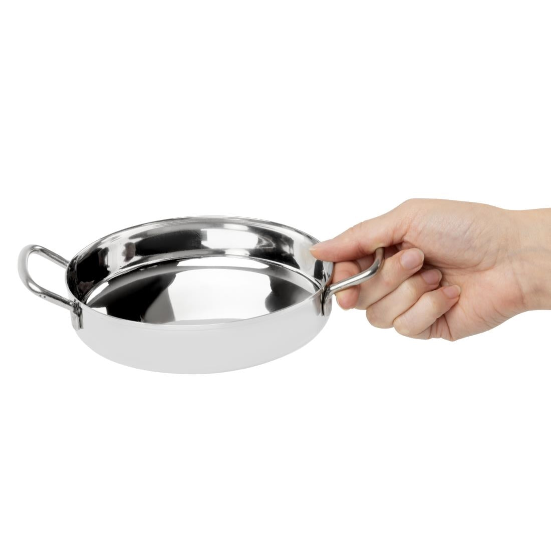Olympia Table Presentation Double Handle Dish Stainless Steel 150mm - HY101