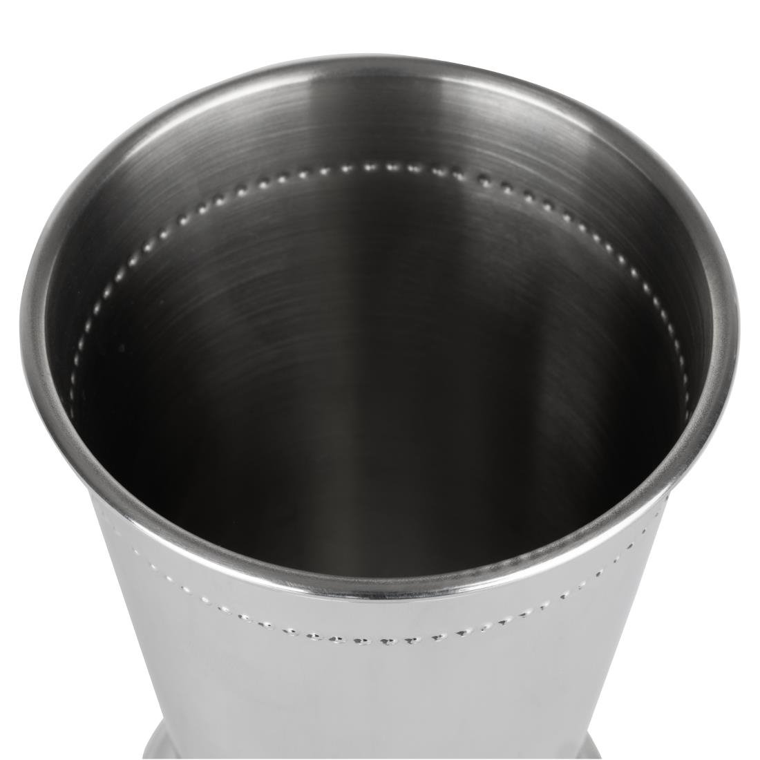 Olympia Barware Beaded Julep Cup Stainless Steel 370ml - HY115