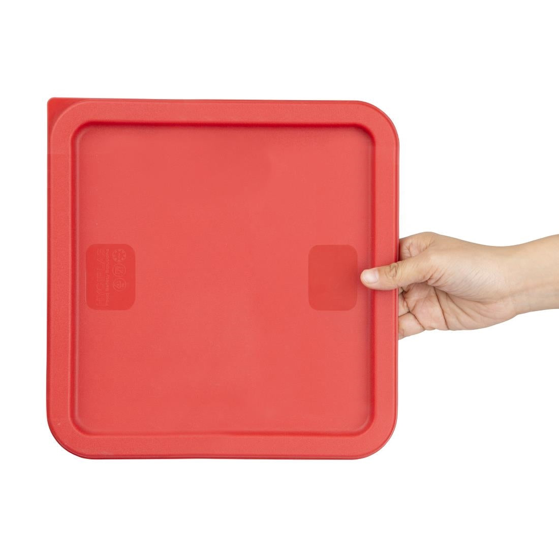 Hygiplas Square Red Lid to fit 10/15/20Ltr Containers - HY409