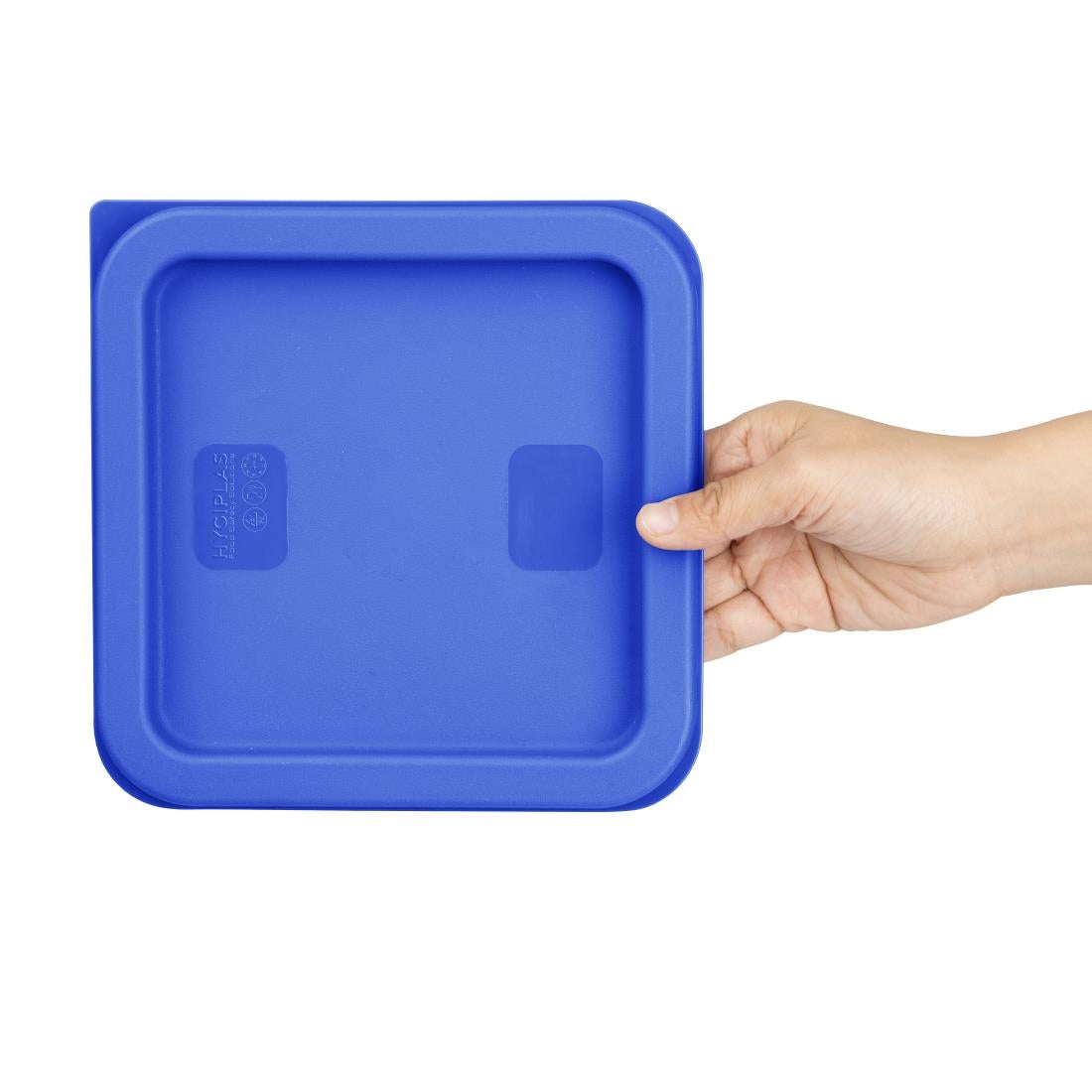 Hygiplas Square Blue Lid to Fit 1.5/3.5Ltr Containers - HY410