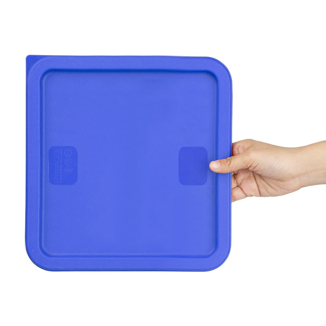 Hygiplas Square Blue Lid to Fit 10-20Ltr Containers - HY412