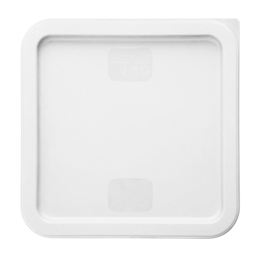 Hygiplas Square White Lid to Fit 5.5/7Ltr Containers - HY417