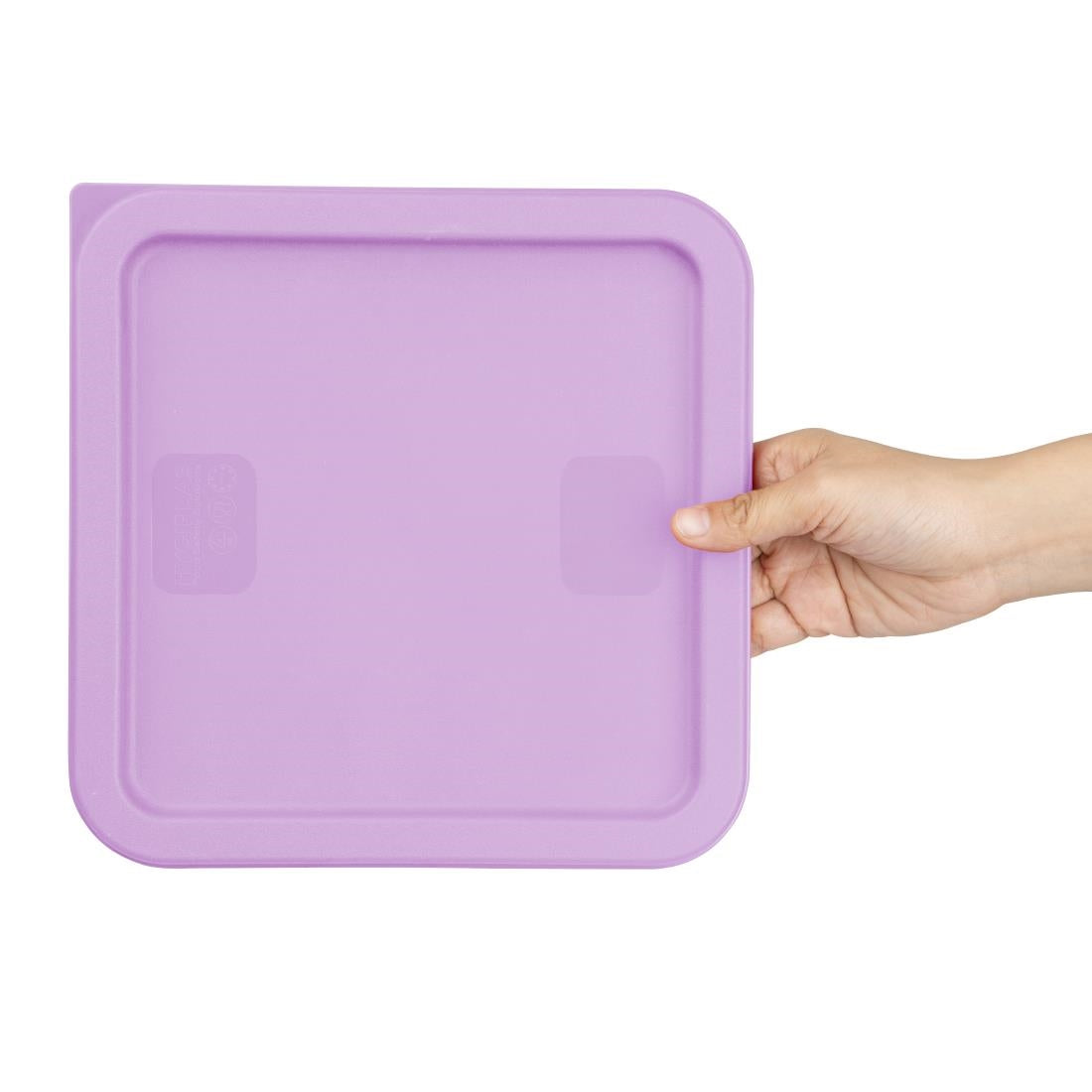 Hygiplas Square Purple Lid to Fit 5.5/7Ltr Containers - HY426