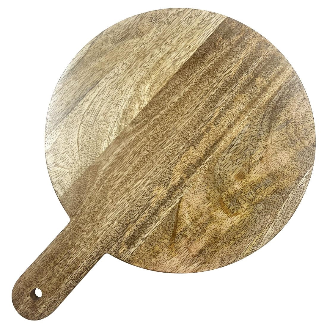 Olympia Round Handled Display Stand Mango Wood with Metal Legs 400x300x80mm - HY754