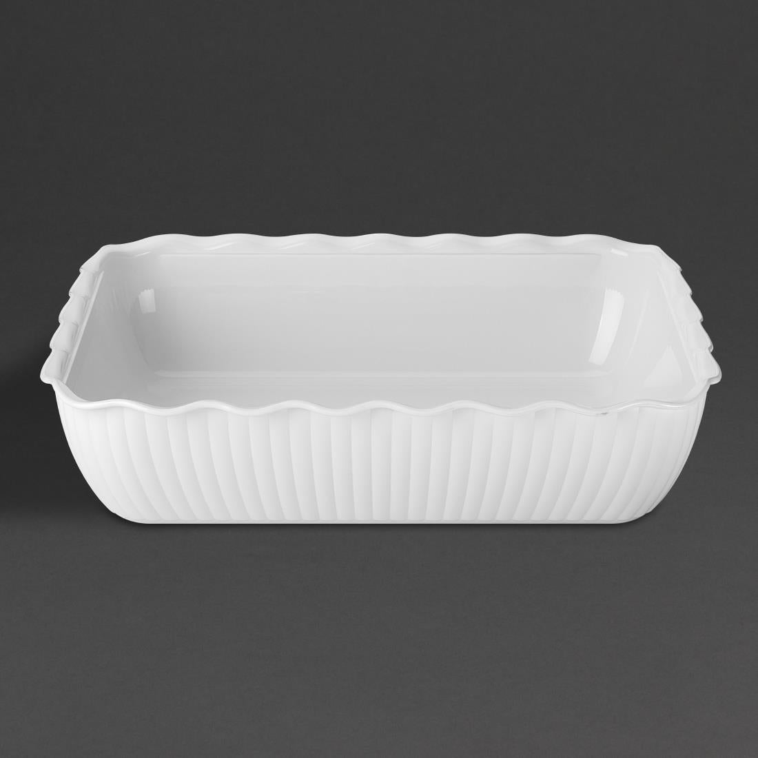 Olympia Kristallon Large Salad Crock - White - HY801