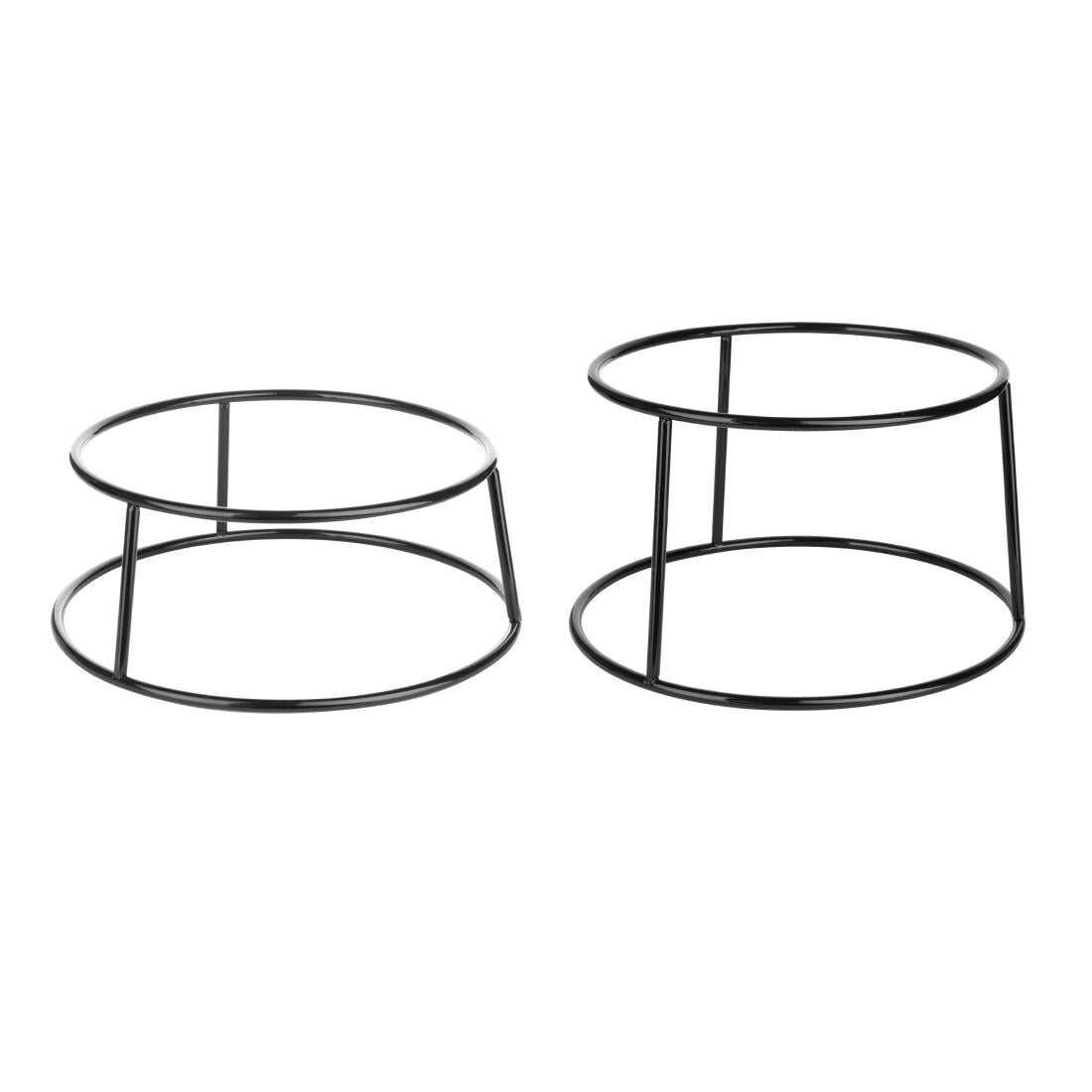 Olympia Non-Slip Multi-Round Riser Black Wire 230x260x100mm - HY985