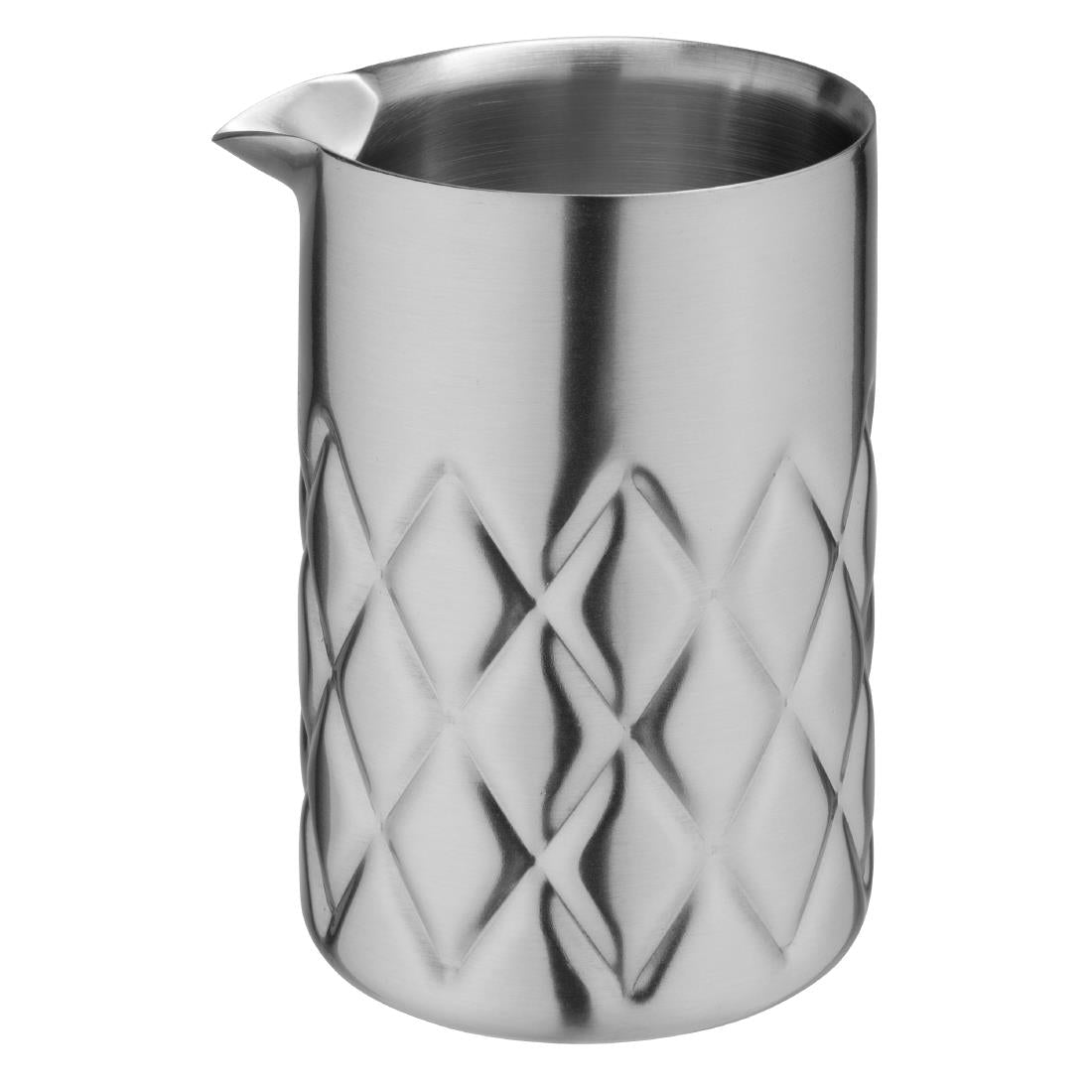 Olympia Double Wall Mixing Glass Stainless Steel 139x87mm - HZ236