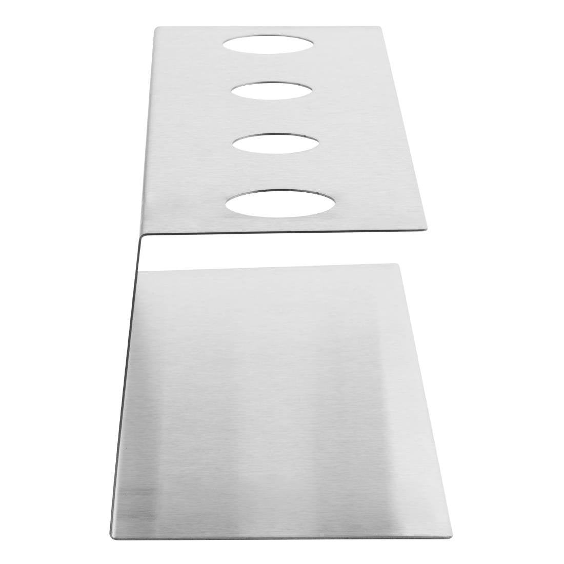 Olympia Ice Cream Holder 4 Cone Stainless Steel 270x97x90mm - HZ237