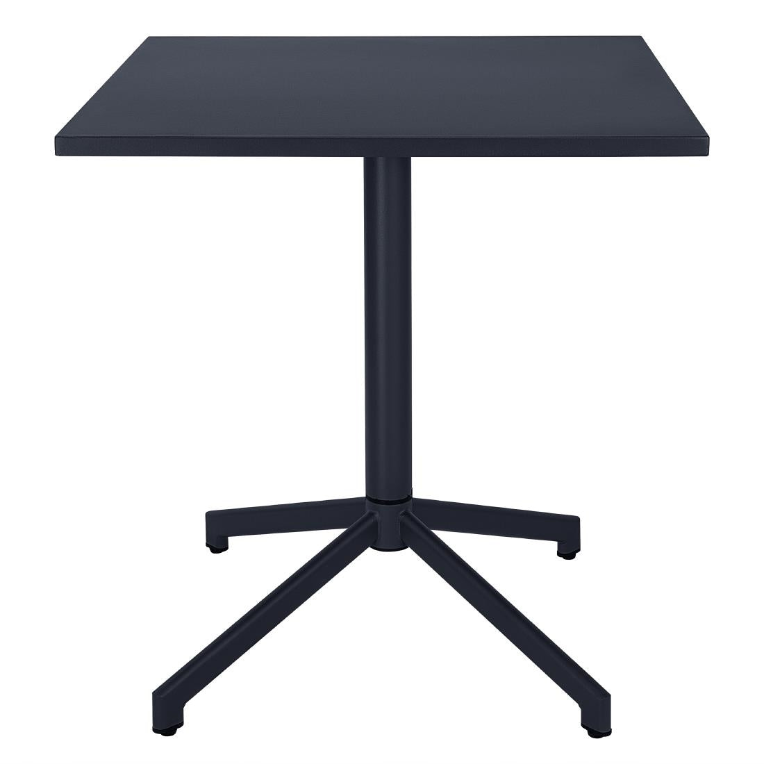 Bolero Porto Folding Table Slate Blue 700x750mm - HZ375