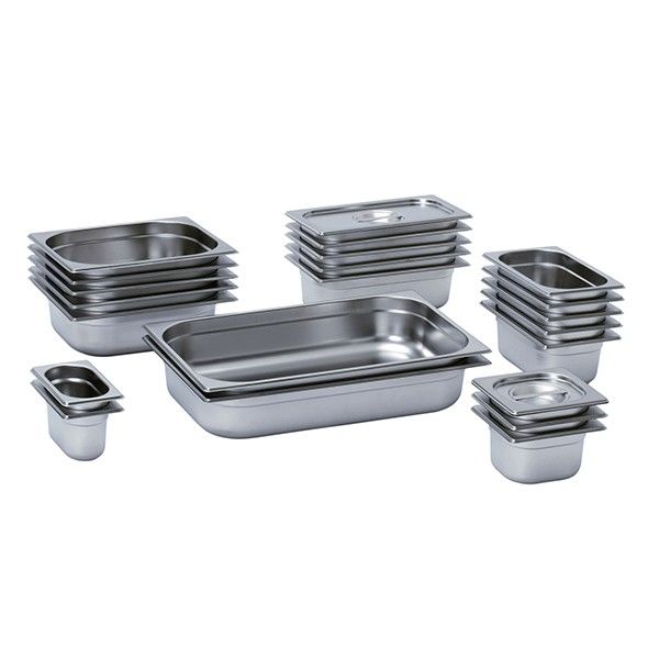 Mixrite GN Pans (201 Stainless Steel) 176x108x65 mm 19065