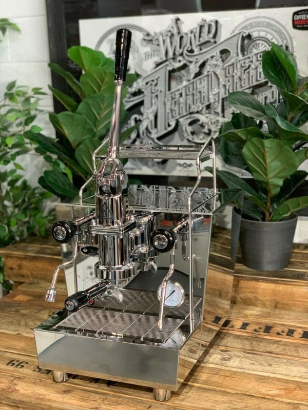 Izzo Valexia Spring Leva - 1 Group Commercial Espresso Machine - Stainless