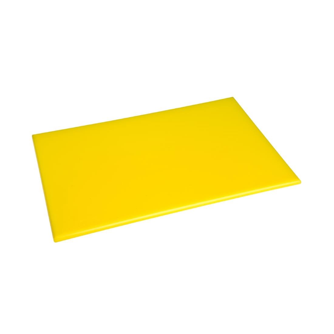 Hygiplas High Density Chopping Board Yellow - 450x300x12mm - J020