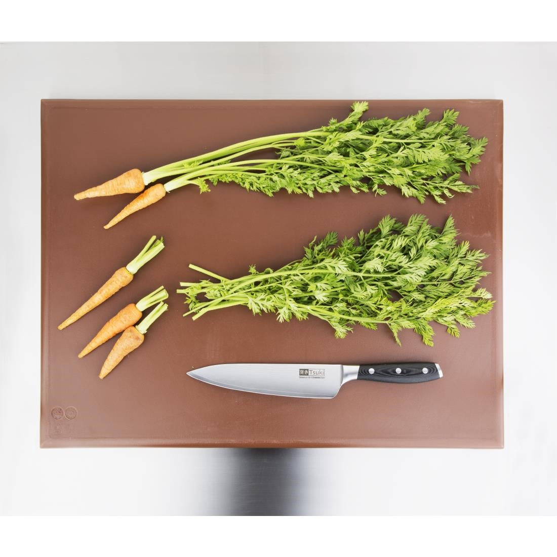 Hygiplas Extra Thick High Density Chopping Board Brown - 600x450x25mm - J041