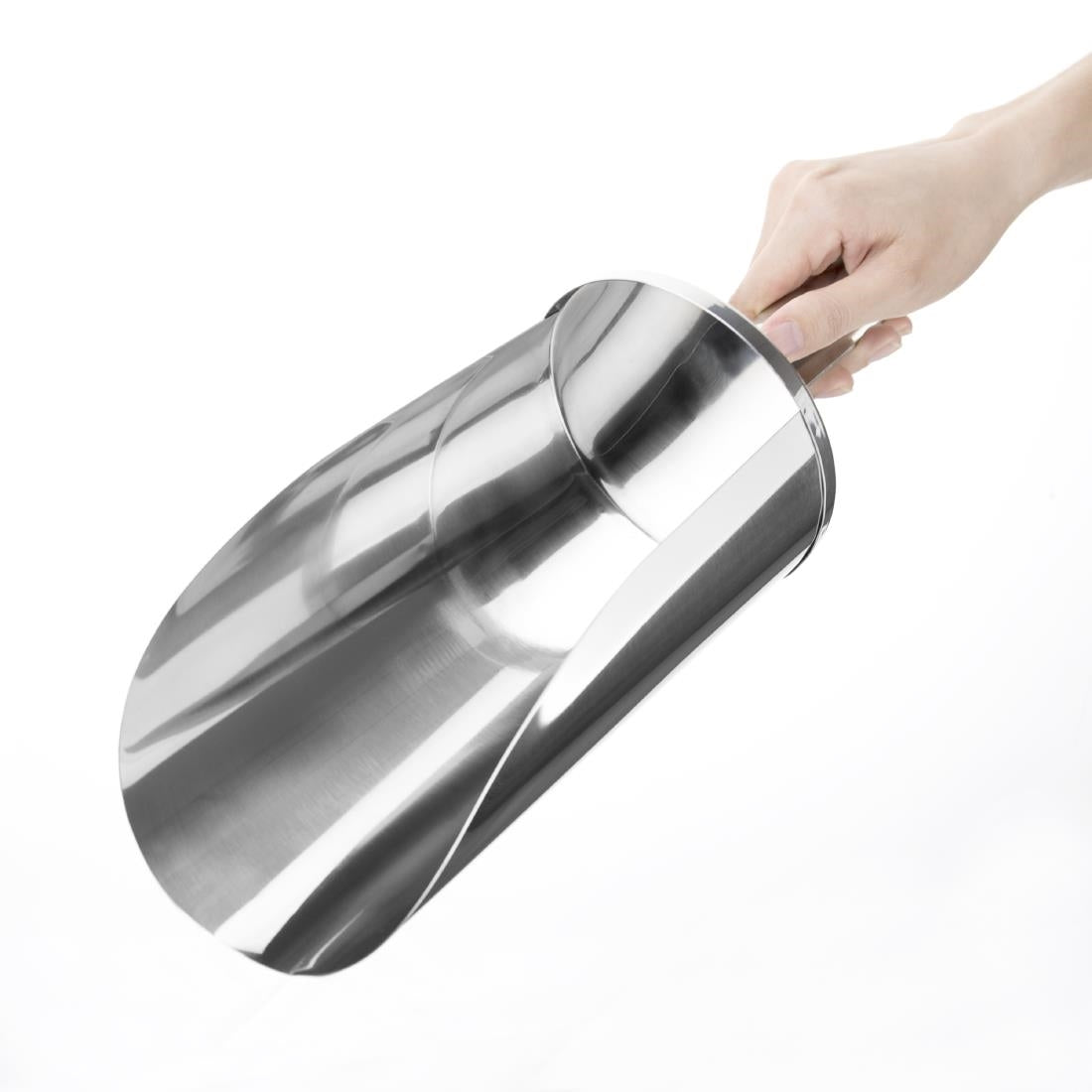 Vogue Stainless Steel Scoop 2Ltr - J182