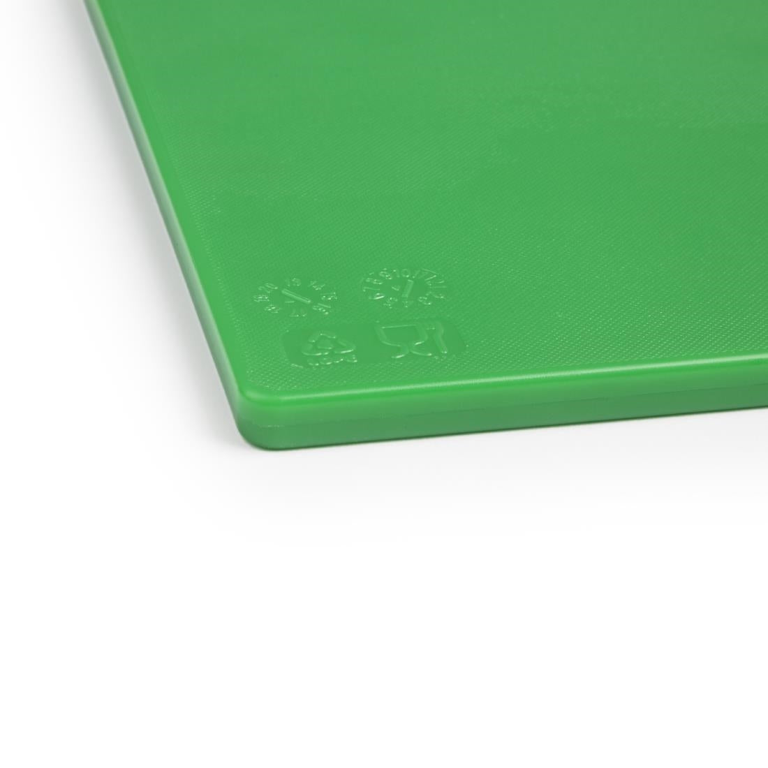 Hygiplas Low Density Chopping Board Green - 450x300x10mm - J253