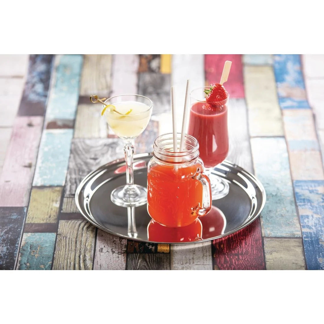 Olympia Glass Handled Mason Jars - 470ml (Pack 12) - CM698
