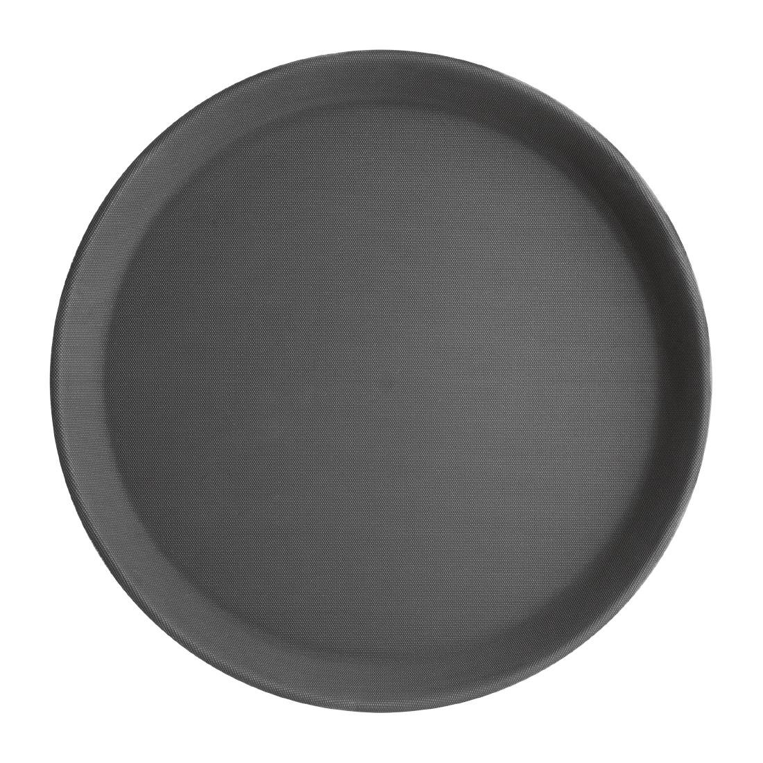 Olympia Kristallon Polypropylene Round Non-Slip Trays (6 Pack) - S658