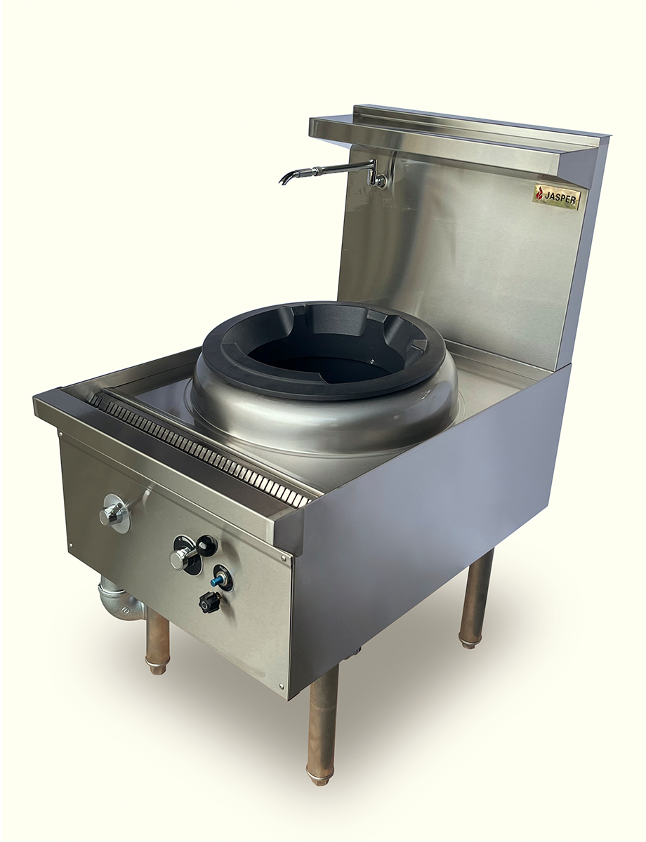 Jasper Single Wok Chimney Burner - Natural Gas JA-1CB-N