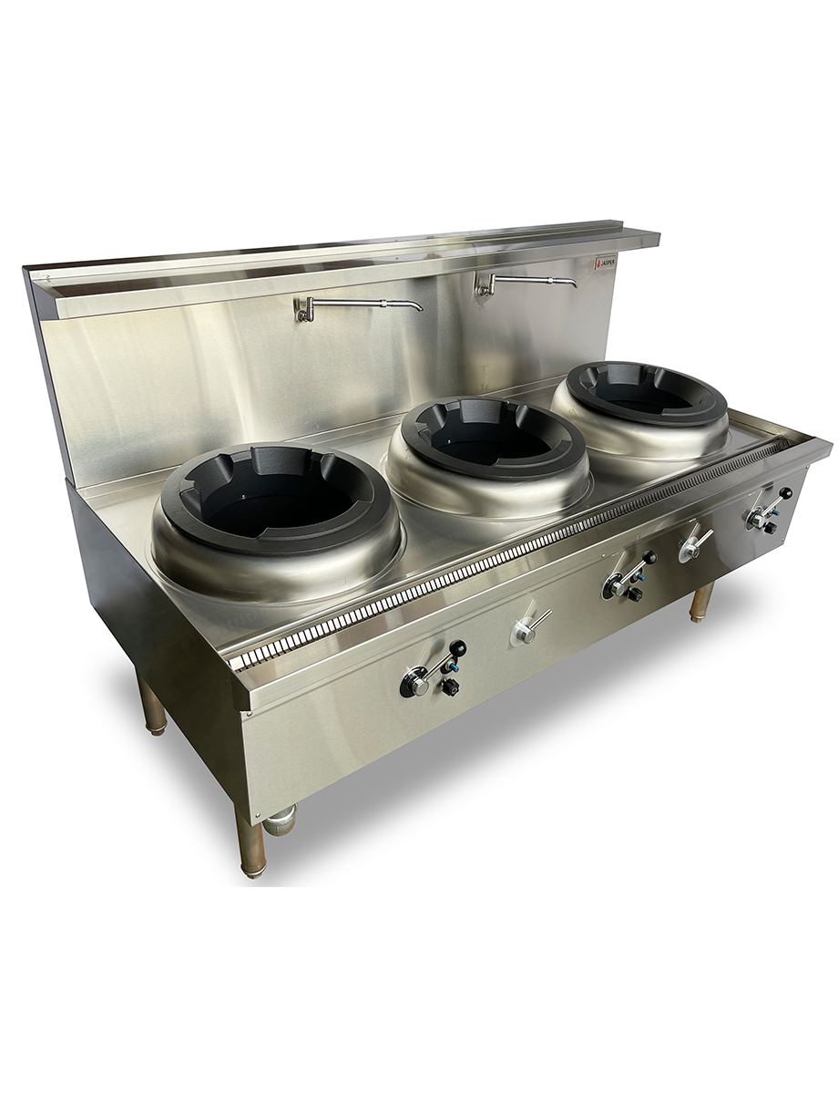 Jasper Triple Wok Chimney Burner - LPG JA-3CB-L