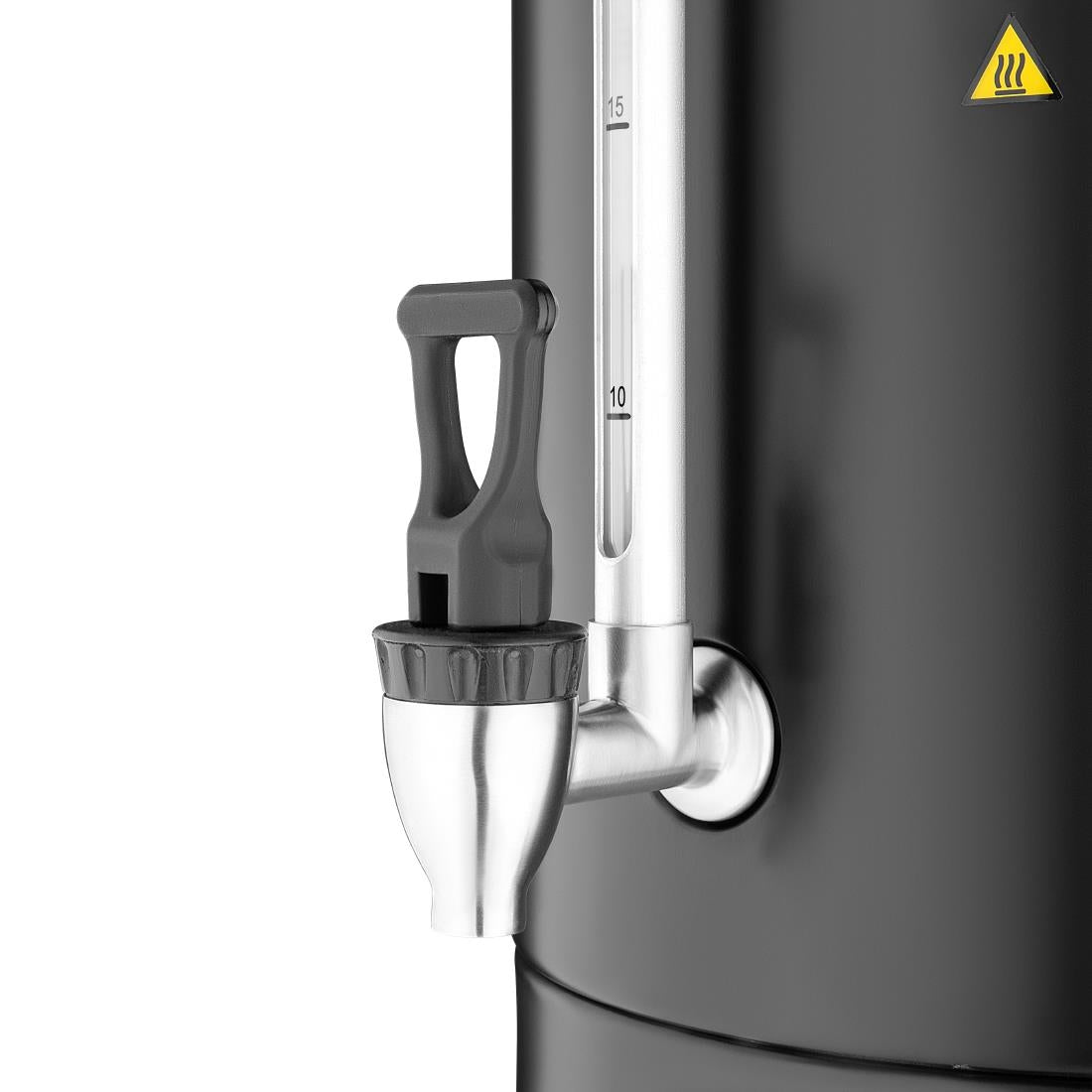 Apuro Energy Saving Water Urn Matt Black 40Ltr - JA864-A