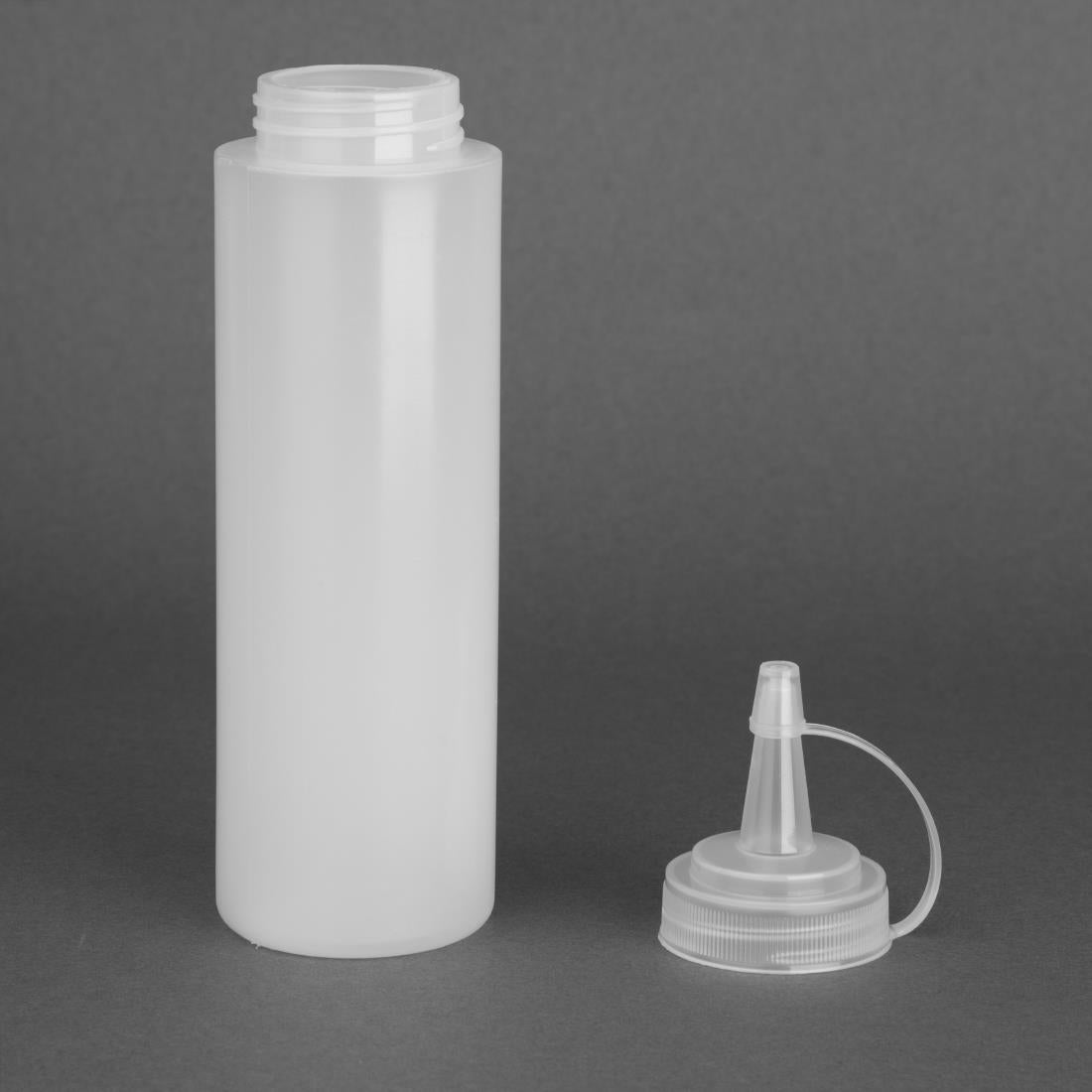 Vogue Clear Squeeze Sauce Bottle 227ml - K062
