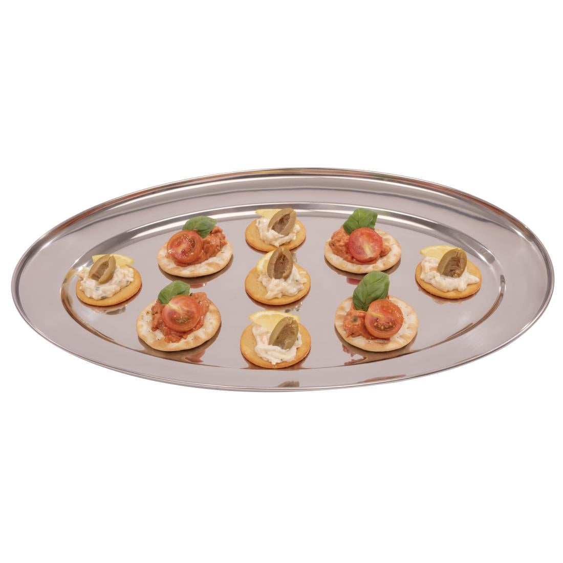 Olympia Oval Serving Flat 450mm - K366
