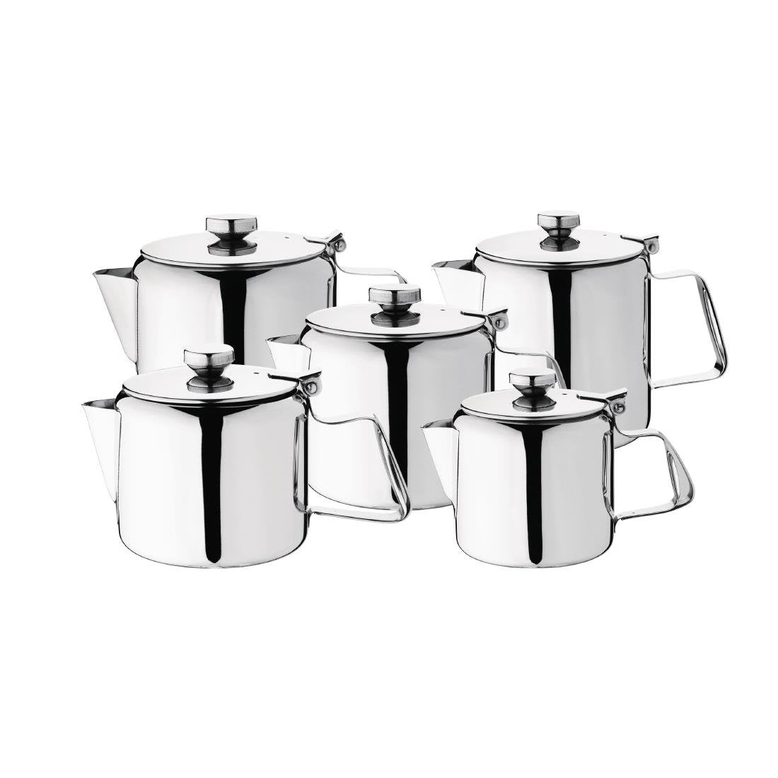 Olympia Concorde Stainless Steel Tea Pot 1830ml - K681