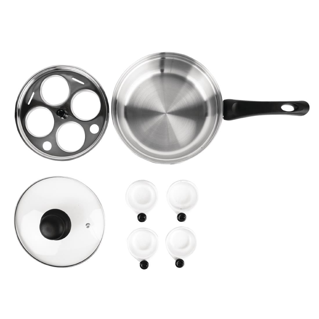 Vogue Aluminium Egg Poacher 200mm - K891