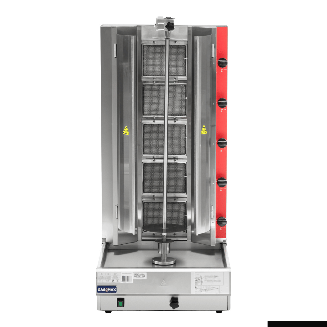 GasMAX Semi-automatic 5 Burner Lpg Kebab Machine - KB-5LPG