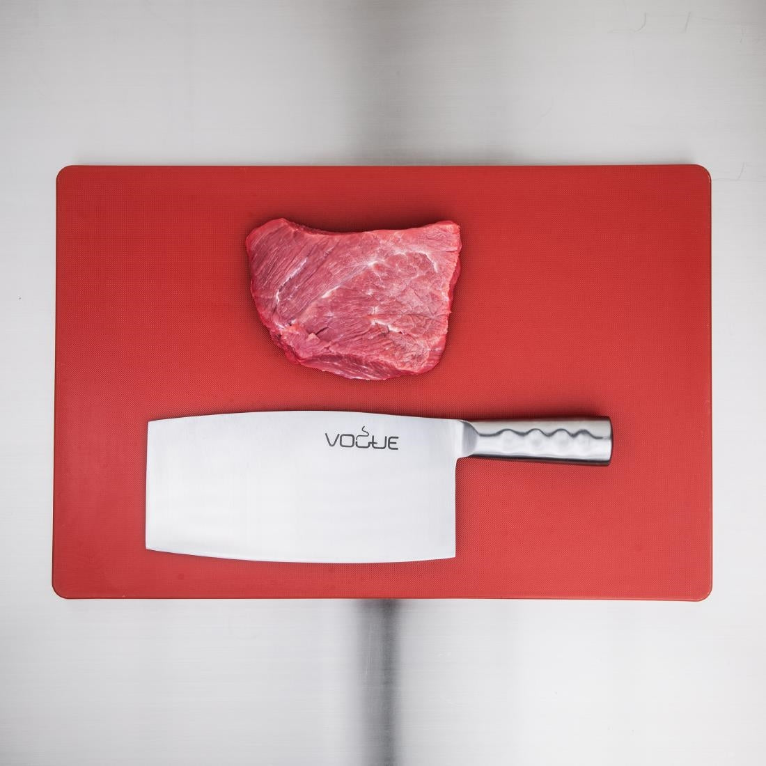 Vogue Stainless Steel Cleaver 20.5cm - L259