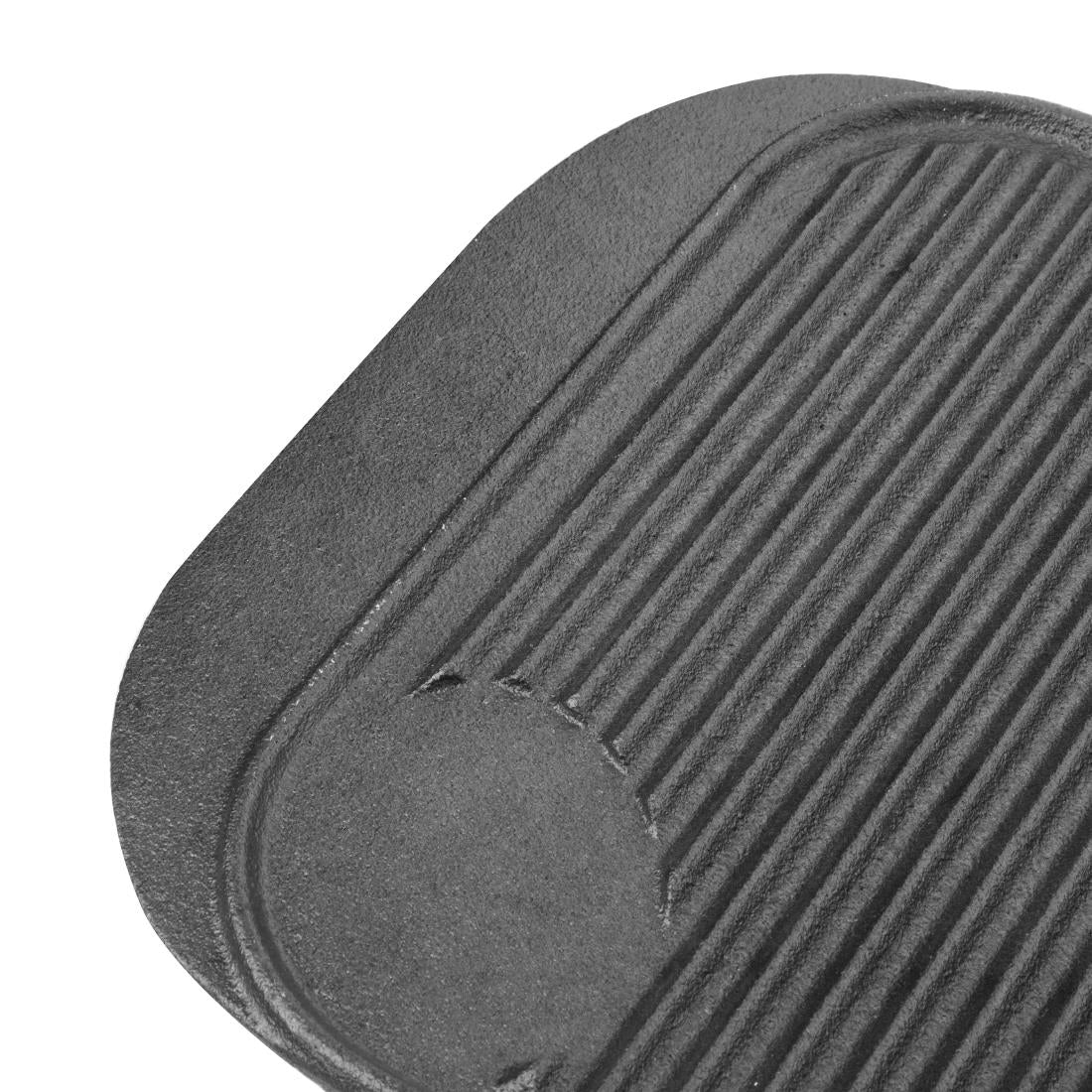 Vogue Reversible Cast Iron Double Griddle Pan - M650