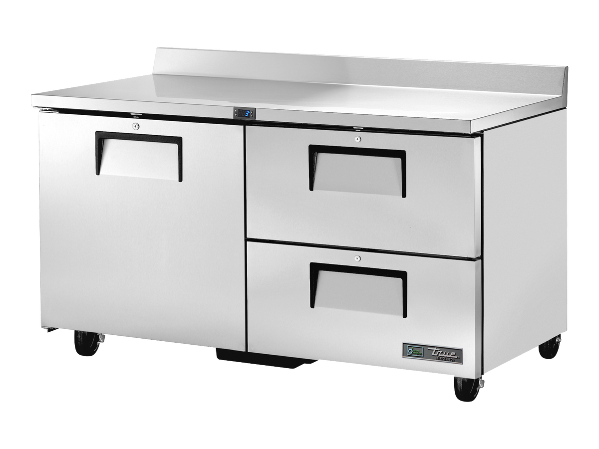 TRUE 2 Drawer 1 Door Undercounter/Worktop Refrigerator 1530mm Width - TWT-60D-2-HC