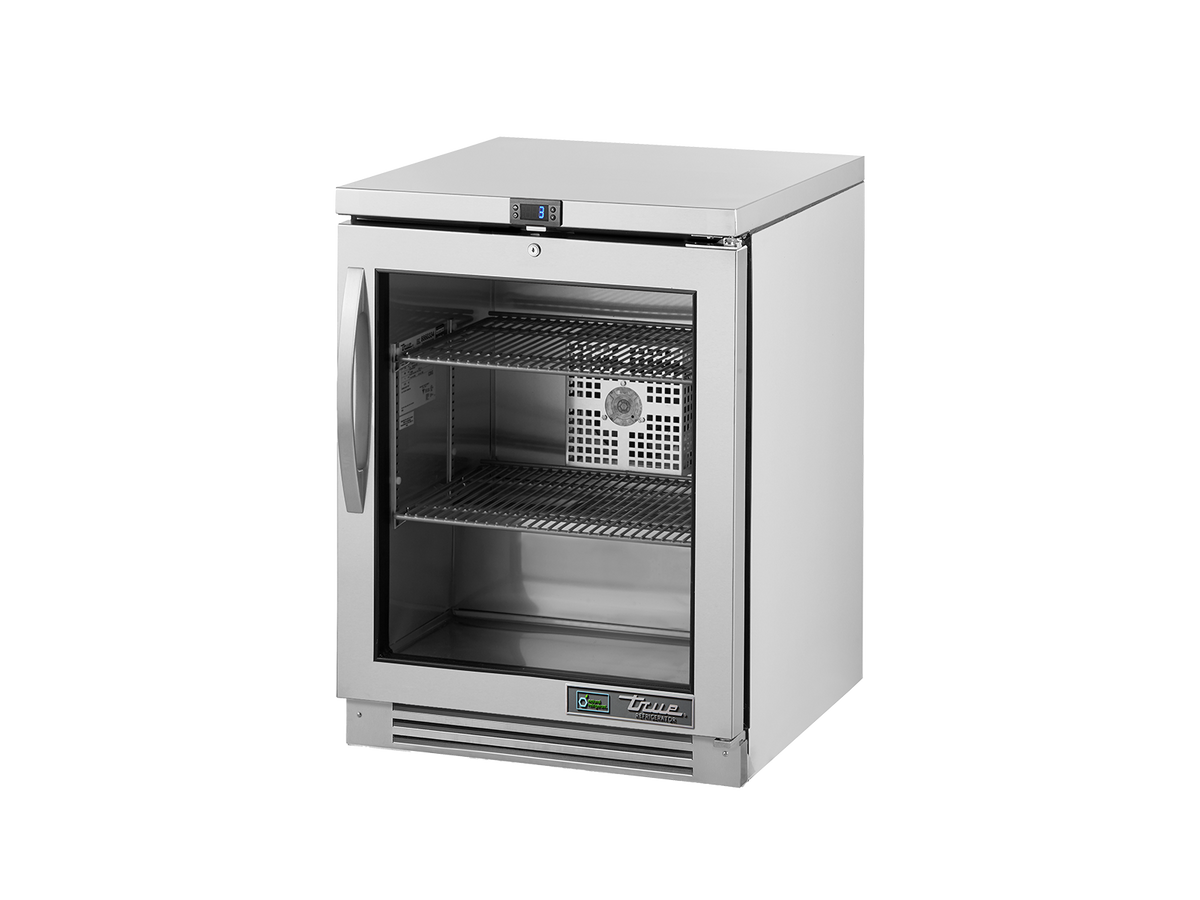 TRUE 1 Left-Hinged Glass Door Undercounter Refrigerator 610mm Width - TUC-24G-HC-FGD01 LH