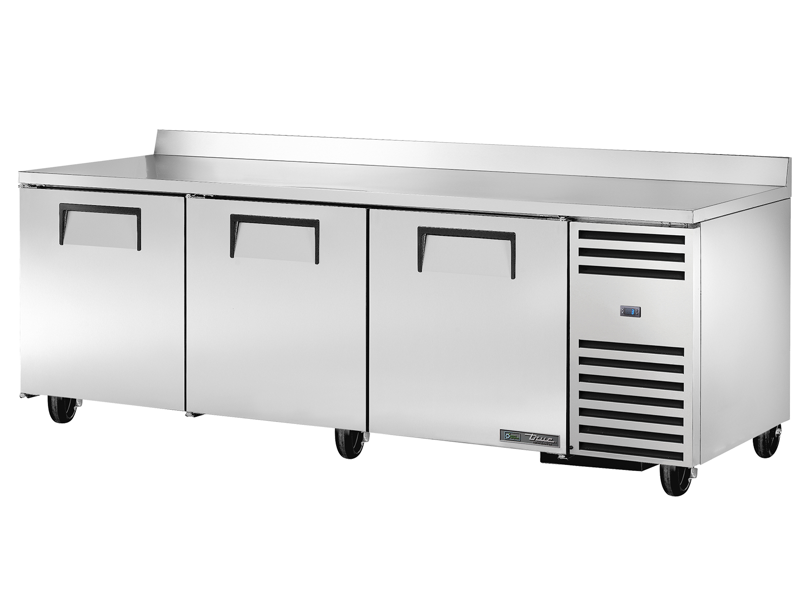 TRUE 3 Solid Door Undercounter/Worktop Refrigerator 2360mm Width - TWT-93-HC