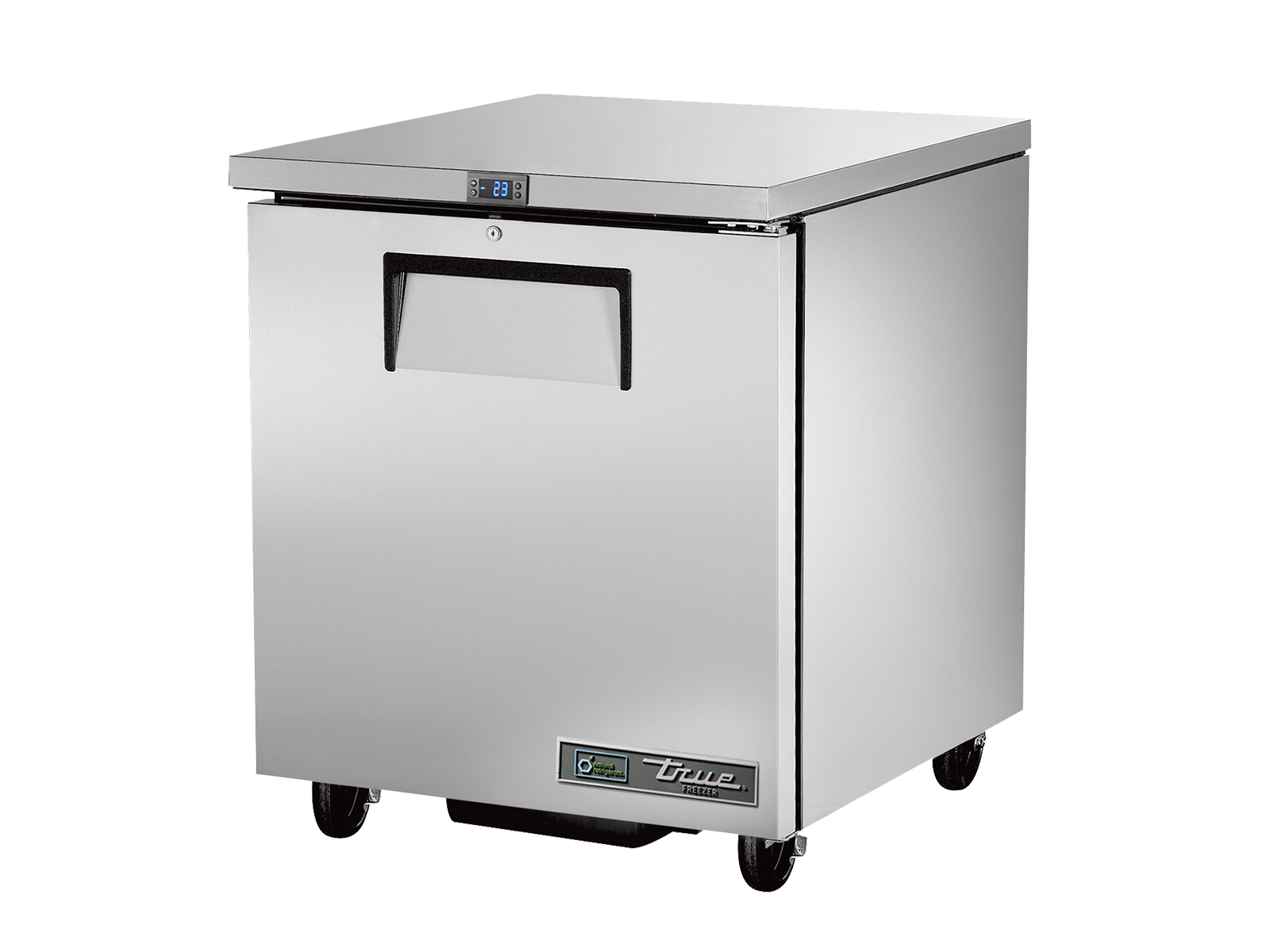 TRUE 1 Solid Door Left-Hinged Solid Door Undercounter Freezer - TUC-27F-HC LH