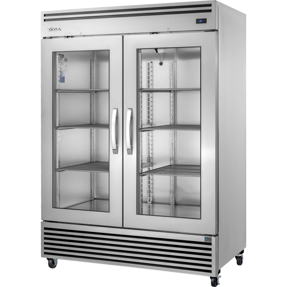 TRUE Reach-In 2 Glass Swing 2 Door Refrigerator - TGN-2R-2G