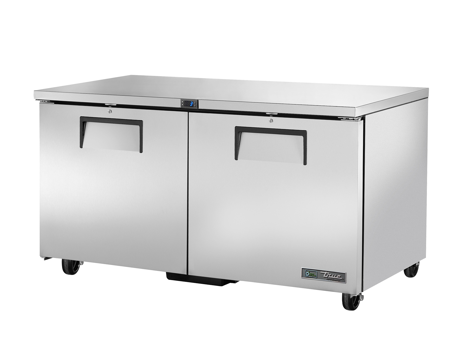 TRUE 2 Solid Door Undercounter Refrigerator - TUC-60-HC