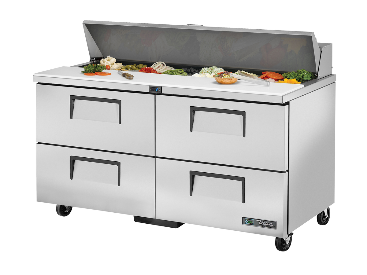 TRUE 4 Drawer Sandwich/Salad Fridge 1530mm Width - TSSU-60-16D-4-HC